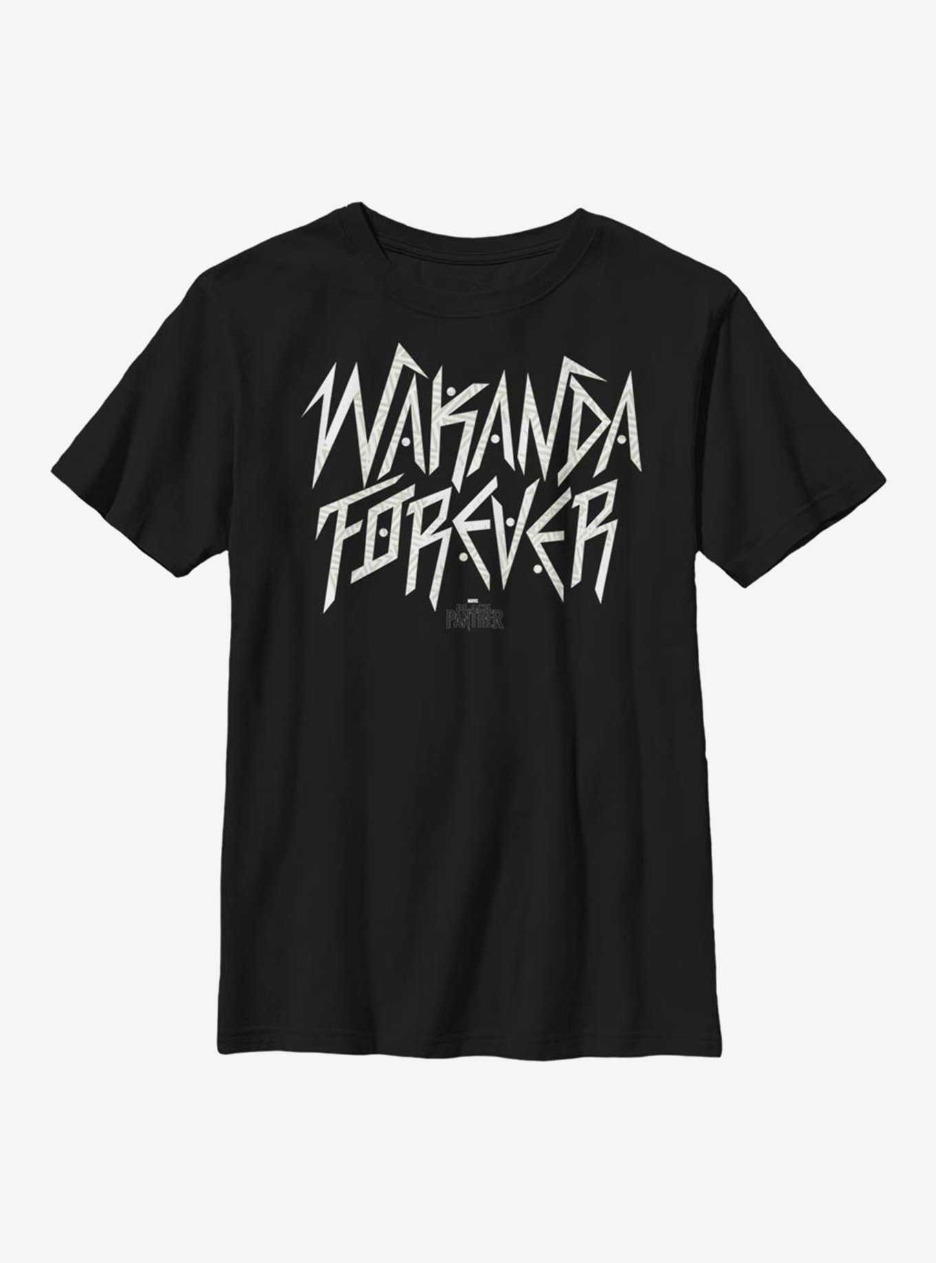 Marvel Black Panther Wakanda Forever Youth T-Shirt, , hi-res
