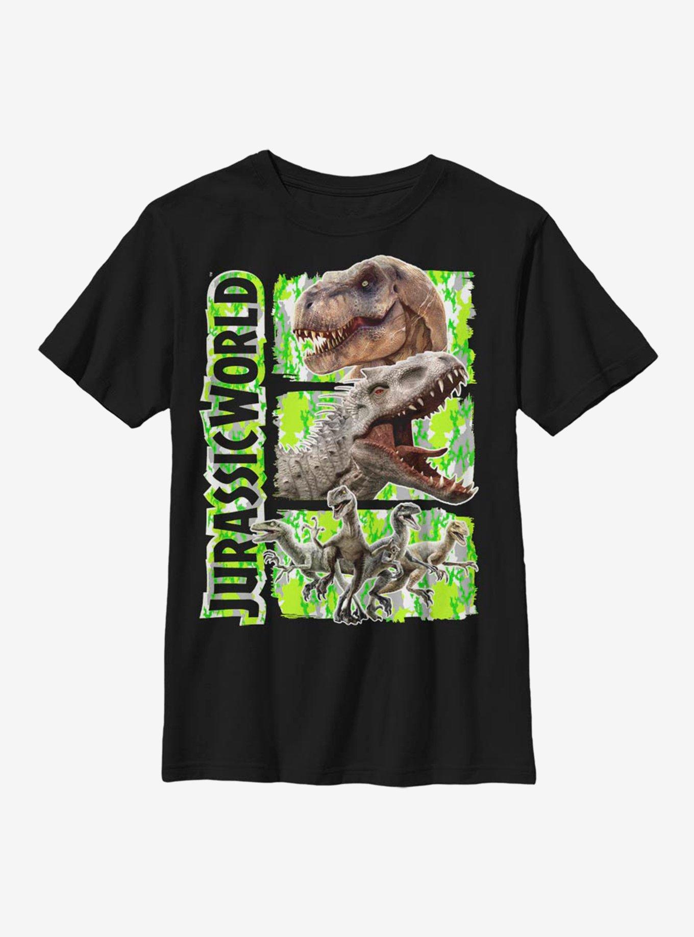 Jurassic World Bad Boys Youth T-Shirt - BLACK | BoxLunch