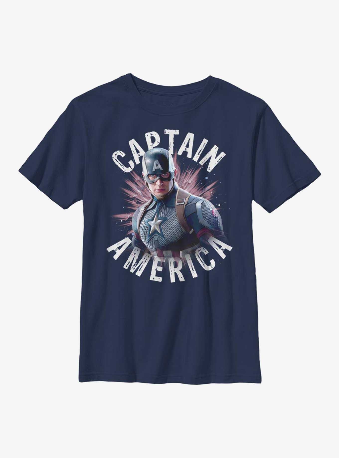 Marvel Captain America Cap Burst Youth T-Shirt, , hi-res