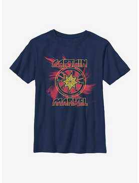 Marvel Captain Marvel Swirl Youth T-Shirt, , hi-res
