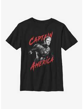 Marvel Captain America High Contrast Youth T-Shirt, , hi-res