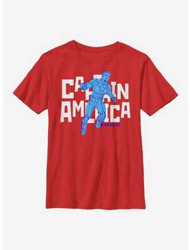 Marvel Captain America Pop Captain Youth T-Shirt, , hi-res