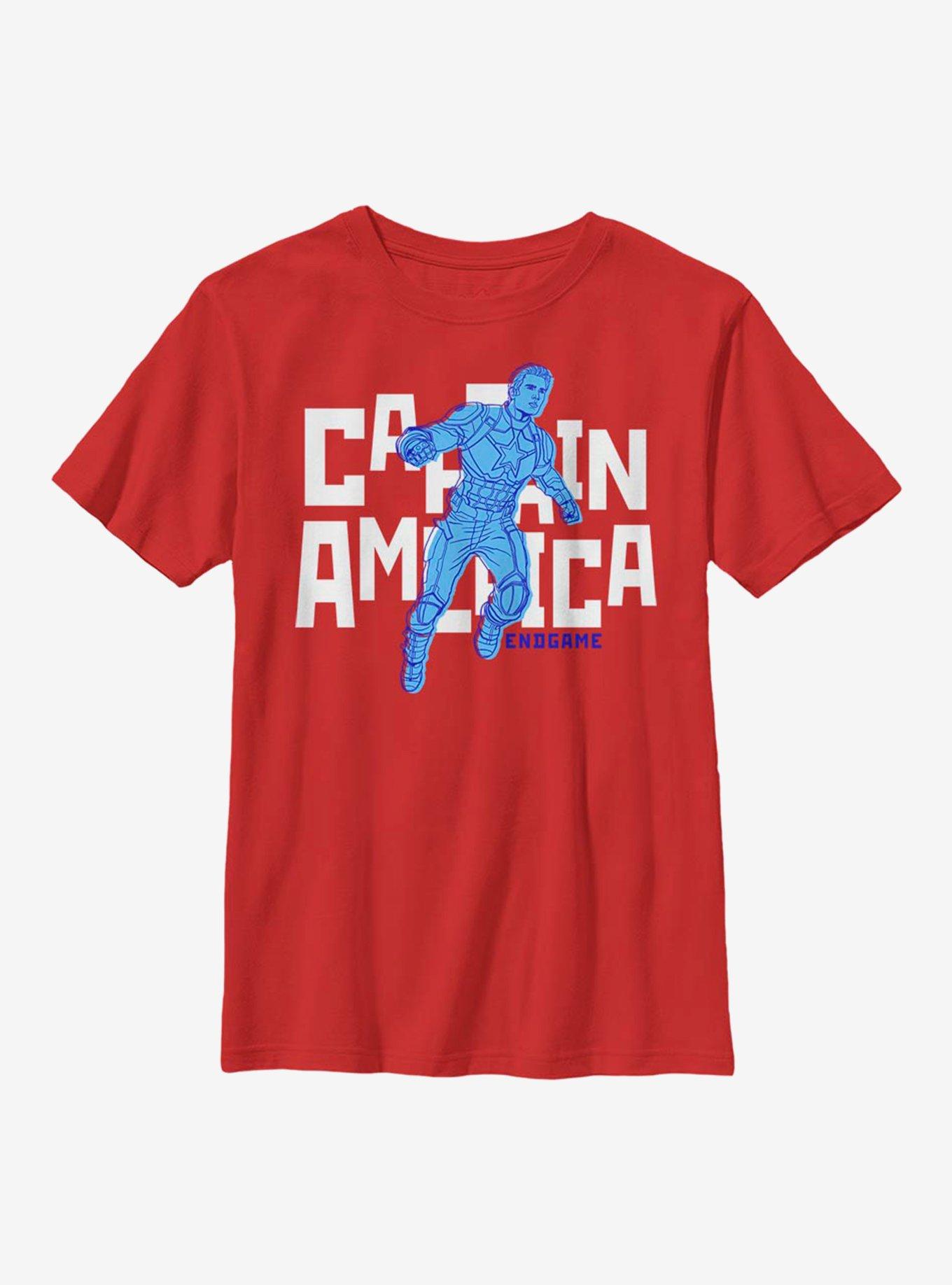 Marvel Captain America Pop Captain Youth T-Shirt, , hi-res