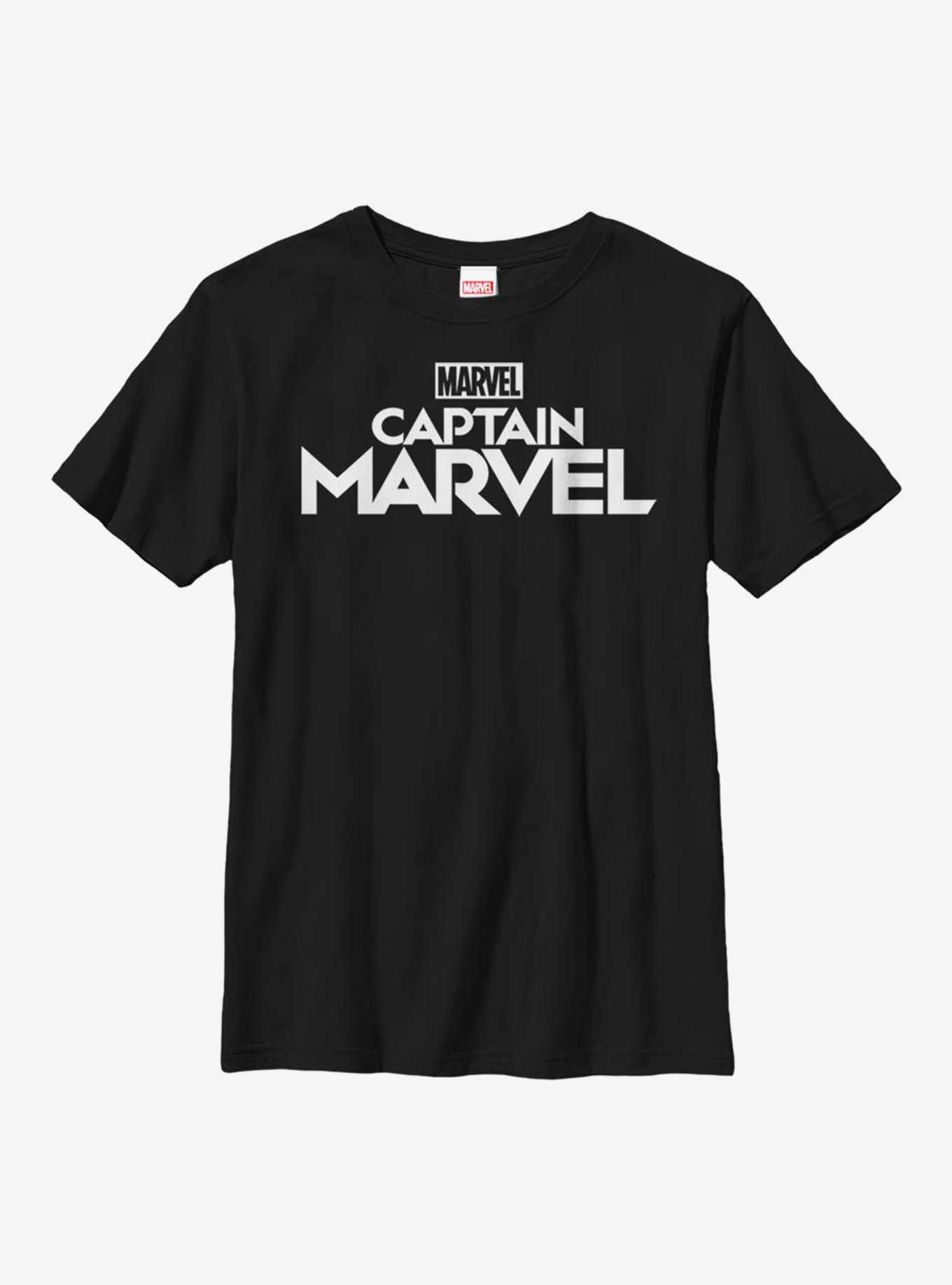 Marvel Captain Marvel Classic Logo Youth T-Shirt, , hi-res