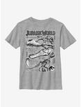 Jurassic World Bones Brigade Youth T-Shirt, ATH HTR, hi-res