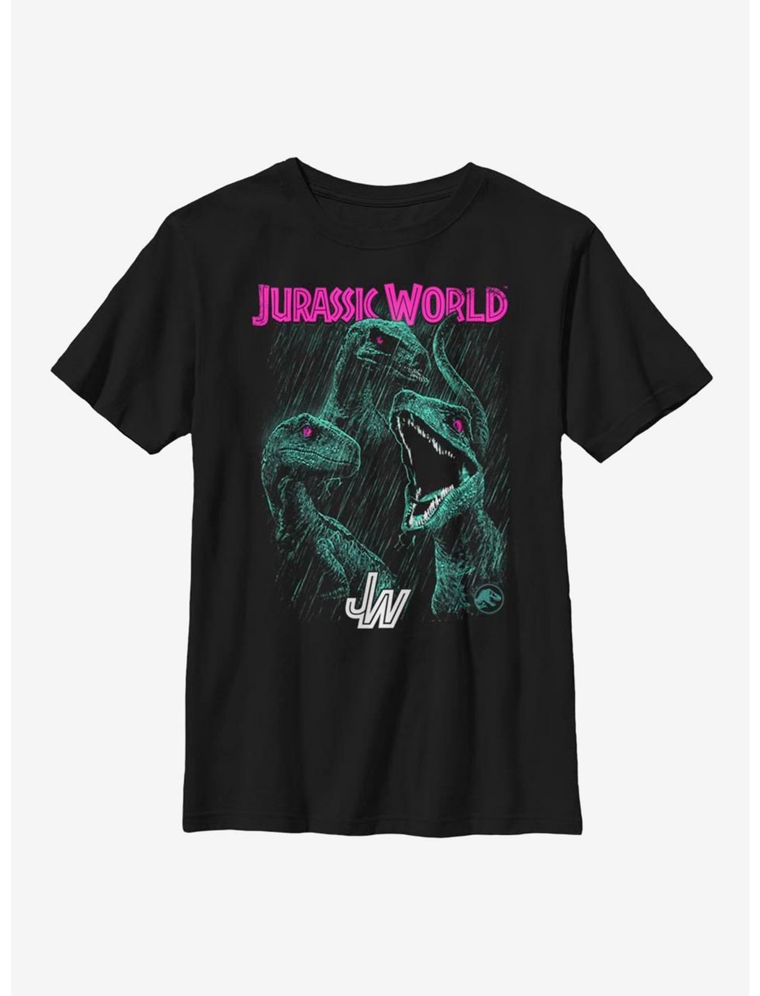 Jurassic World Raptor Squad Youth T-Shirt, BLACK, hi-res