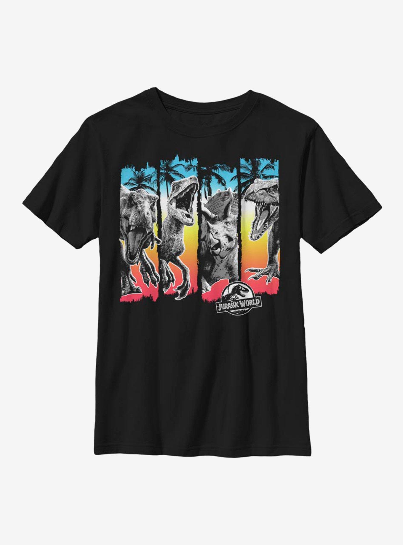 Jurassic World Big Bad Dinos Youth T-Shirt, , hi-res