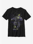 Marvel Hulk Hulk Particles Youth T-Shirt, BLACK, hi-res