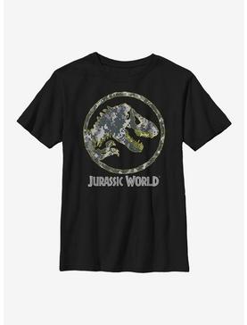 Jurassic World Camo Logo Youth T-Shirt, , hi-res