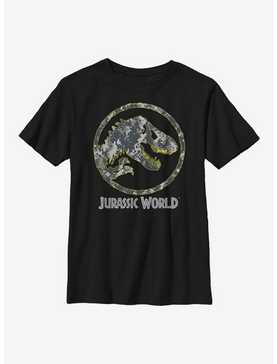 Jurassic World Camo Logo Youth T-Shirt, , hi-res