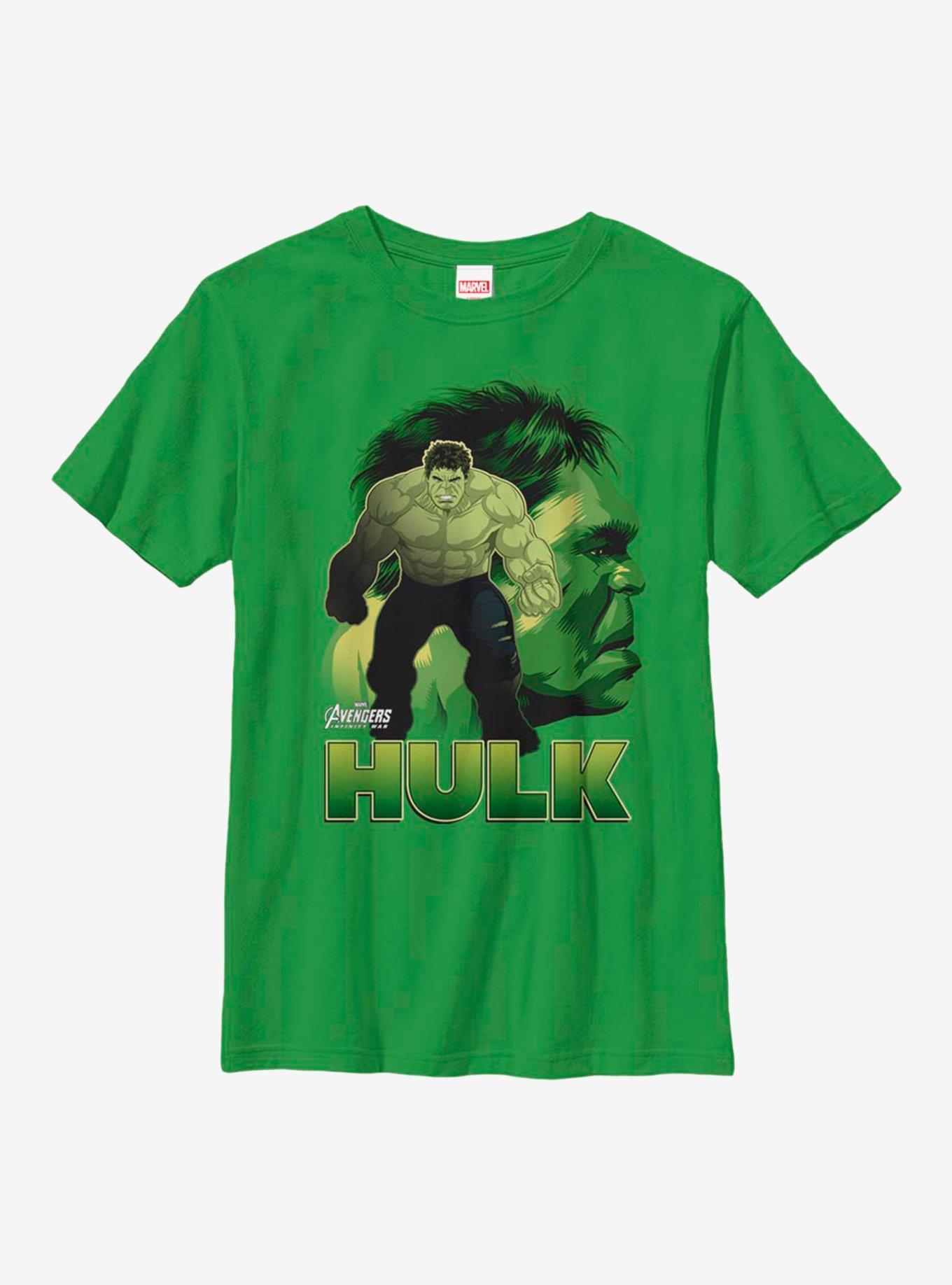 Marvel Hulk Smash Silhouette Youth T-Shirt, , hi-res