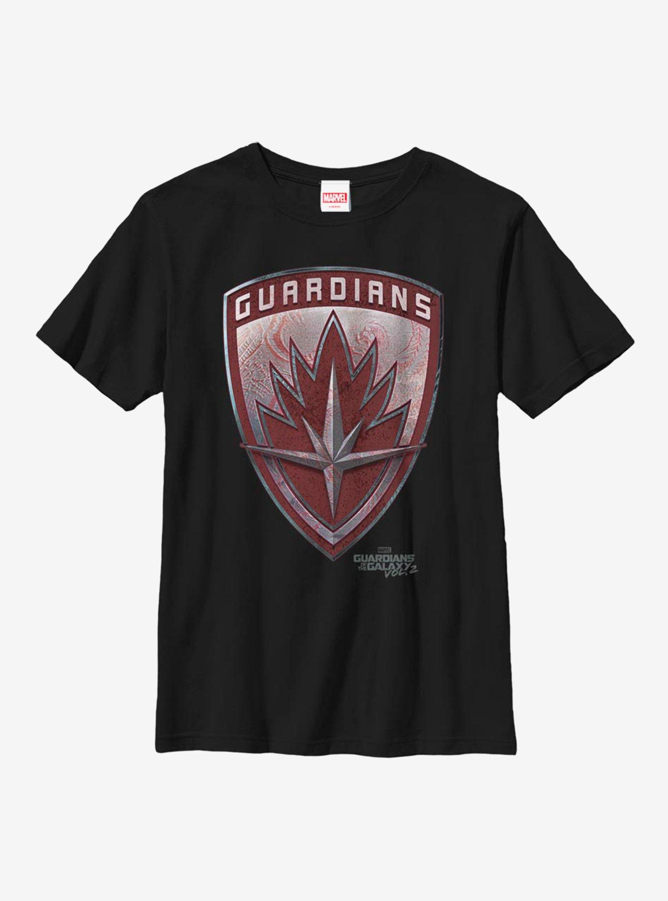 Marvel Guardians Of The Galaxy Drax Shield Youth T-Shirt, , hi-res