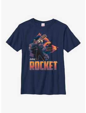 Marvel Guardians Of The Galaxy Rocket Silhouette Youth T-Shirt, , hi-res