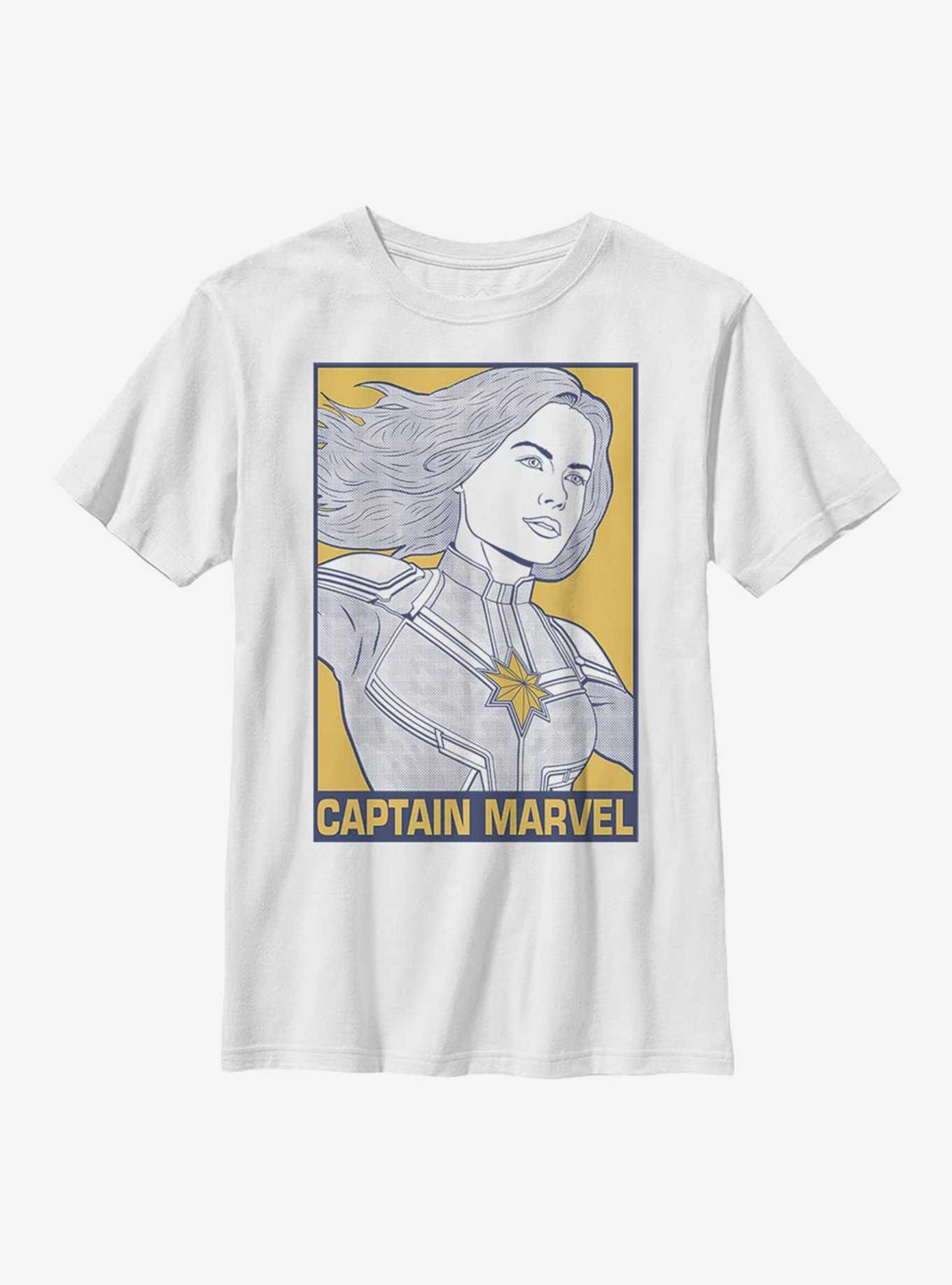 Marvel Captain Marvel Pop Youth T-Shirt, , hi-res