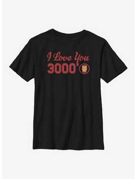 Marvel Iron Man Love You 3000 Icon Youth T-Shirt, , hi-res