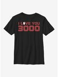 Marvel Iron Man Love 3000 Youth T-Shirt, BLACK, hi-res