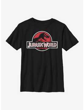 Jurassic World Multicolor Logo Youth T-Shirt, , hi-res