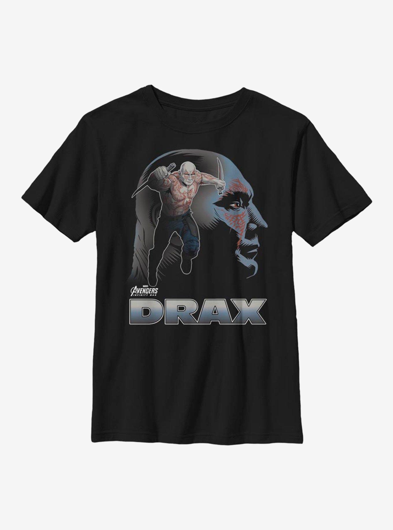 Marvel Guardians Of The Galaxy Drax Silhouette Youth T-Shirt, , hi-res