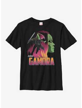 Marvel Guardians Of The Galaxy Gamora Silhouette Youth T-Shirt, , hi-res