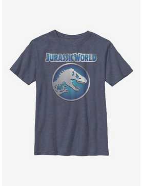 Jurassic World Shiny Logo Youth T-Shirt, , hi-res