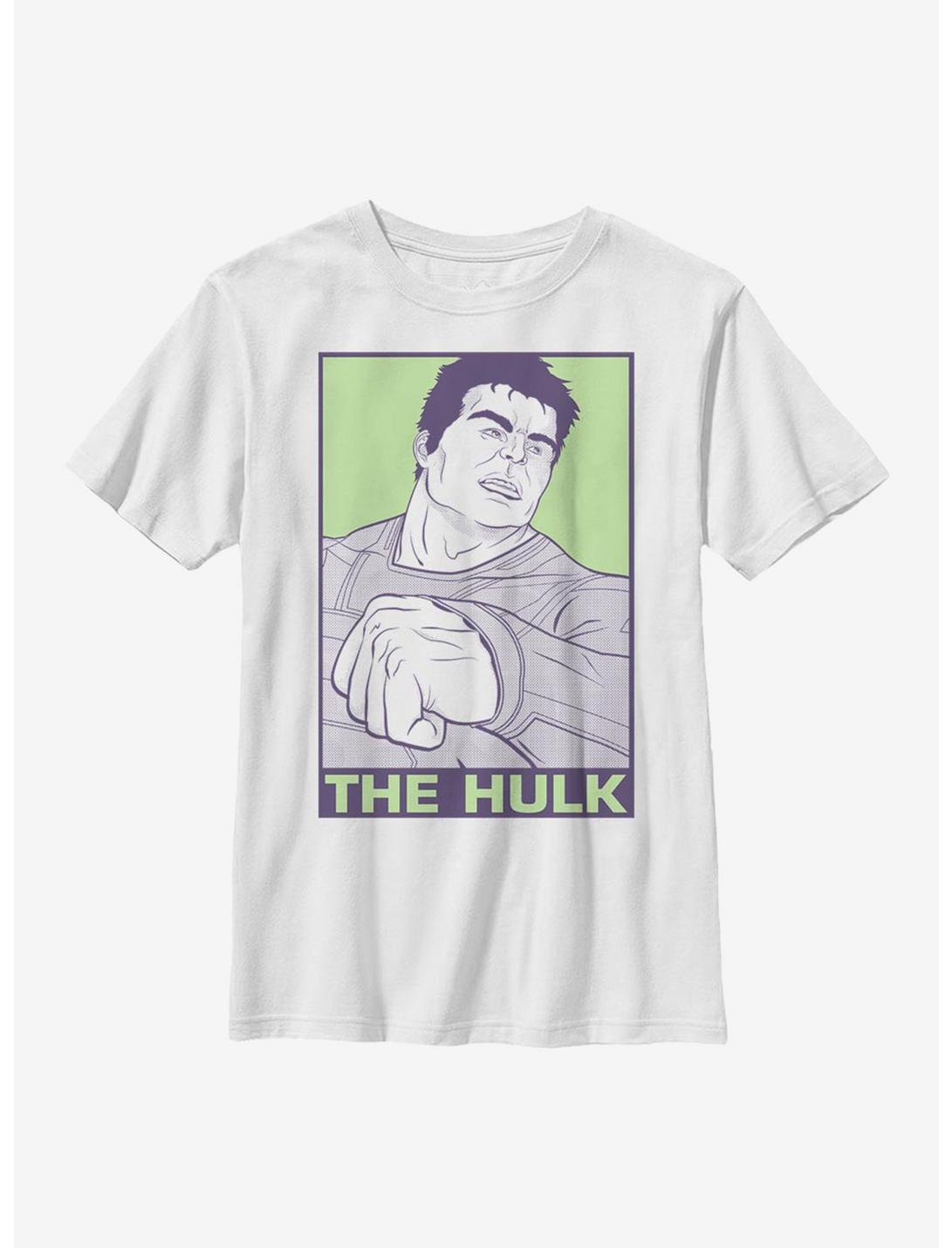 Marvel Hulk Pop Hulk Youth T-Shirt, WHITE, hi-res