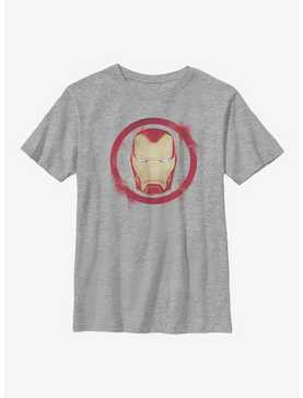 Marvel Iron Man Spray Logo Youth T-Shirt, , hi-res