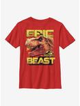 Jurassic World Epic Rex Youth T-Shirt, RED, hi-res