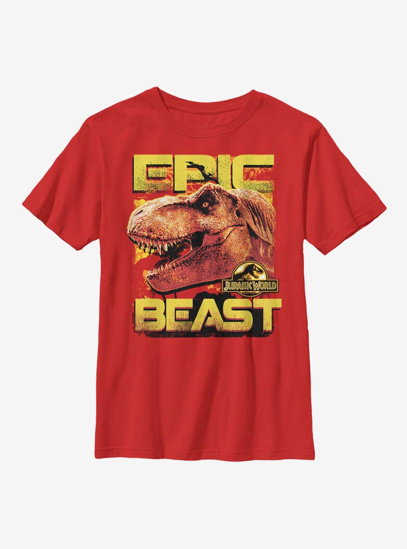 Jurassic World Epic Rex Youth T-Shirt, , hi-res