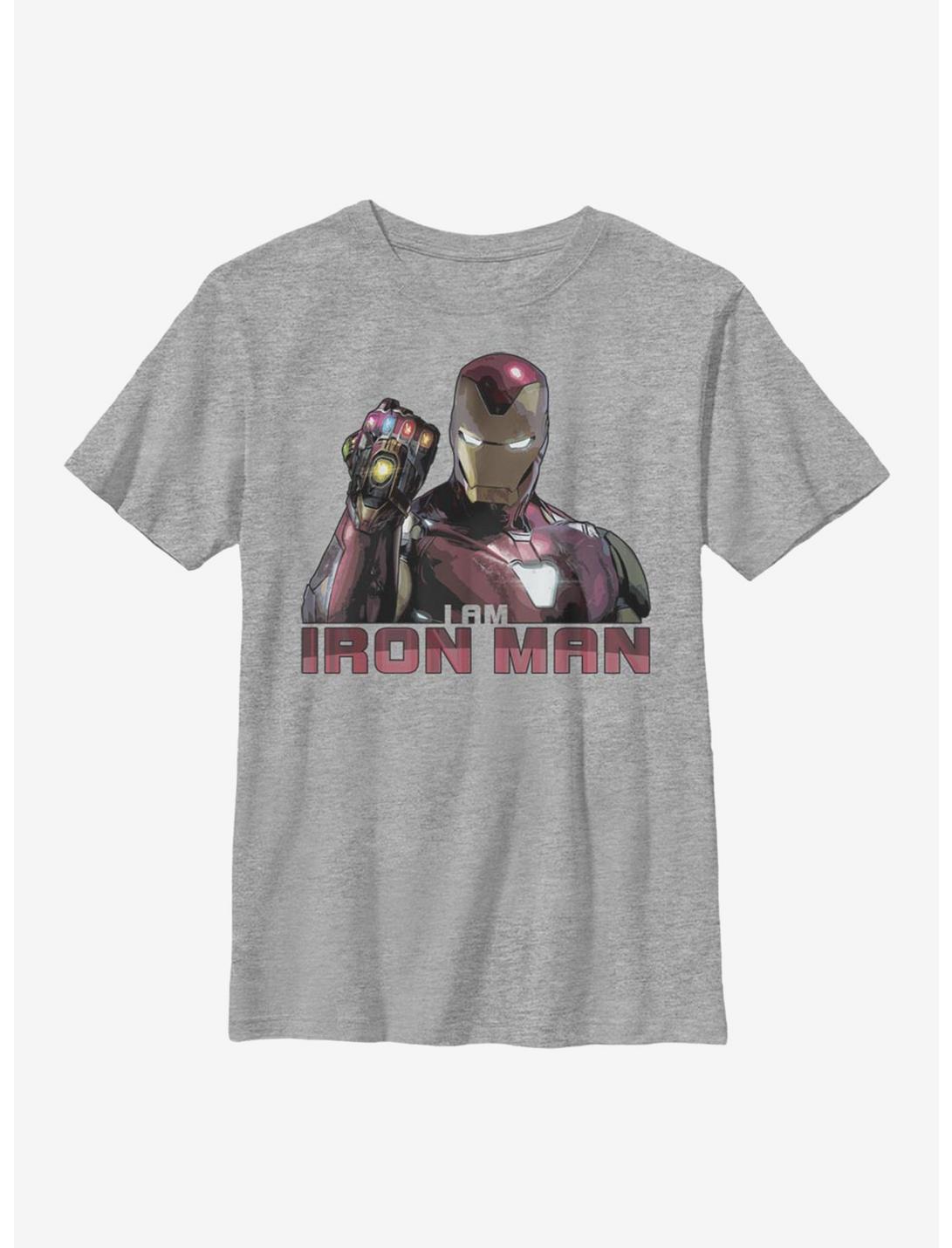 Marvel Iron Man Infinity Stones Youth T-Shirt, ATH HTR, hi-res