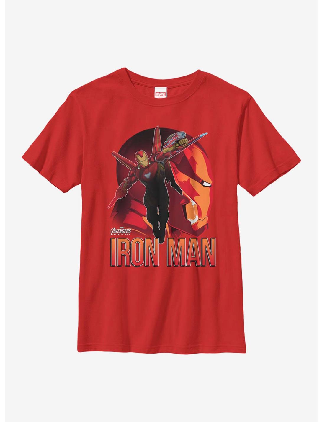 Marvel Iron Man Invincible Youth T-Shirt, RED, hi-res