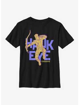 Marvel Hawkeye Text Pop Youth T-Shirt, , hi-res