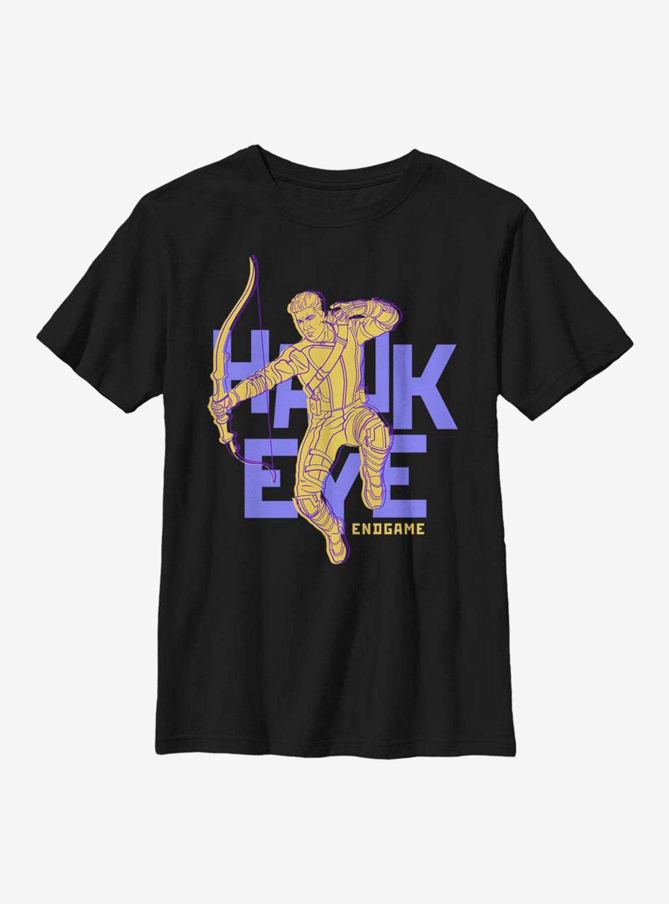 Marvel Hawkeye Text Pop Youth T-Shirt, , hi-res