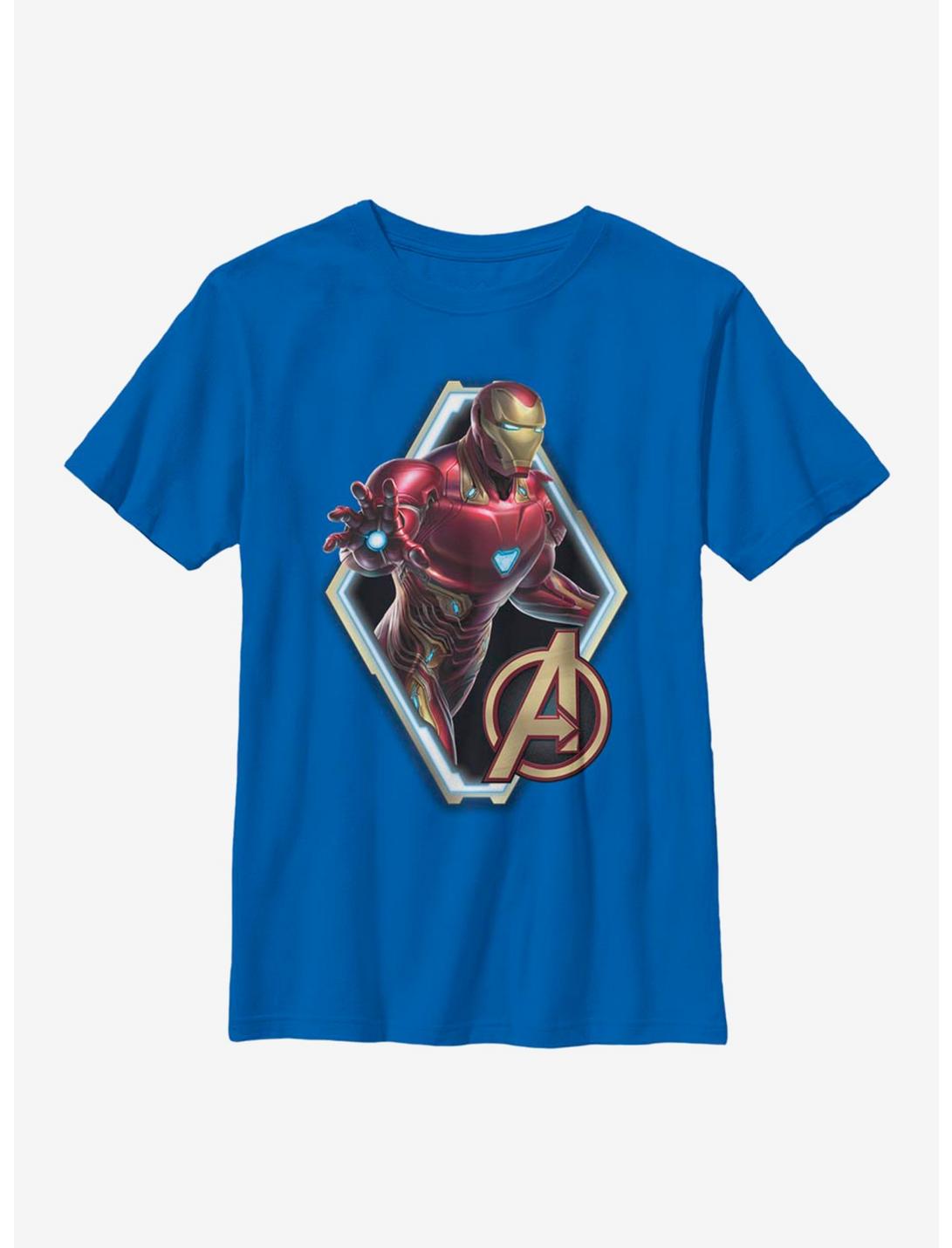 Marvel Iron Man Iron Sun Youth T-Shirt, ROYAL, hi-res