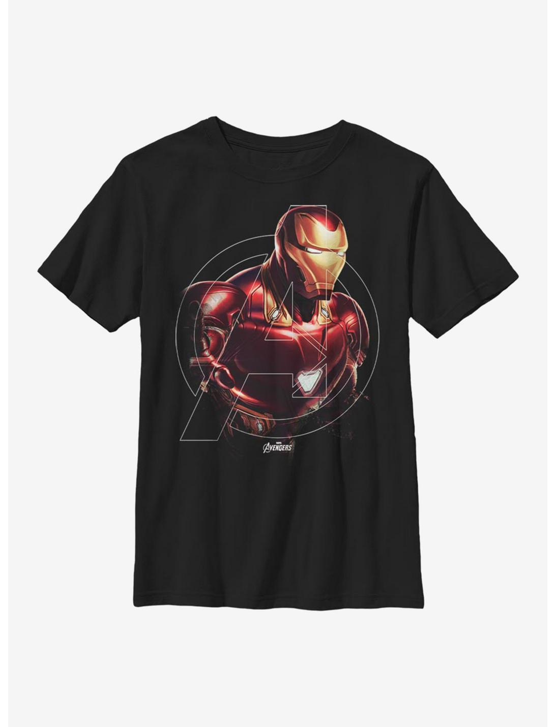 Marvel Iron Man Hero Youth T-Shirt, BLACK, hi-res