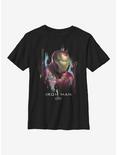 Marvel Iron Man Character Portrait Youth T-Shirt, BLACK, hi-res