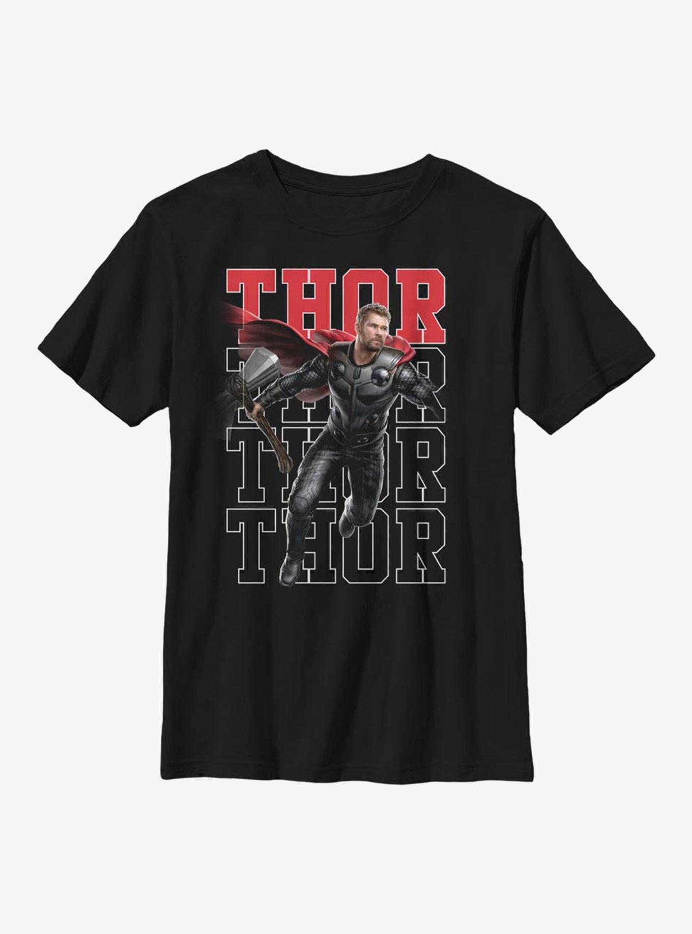 Marvel Thor Heroic Shot Youth T-Shirt, , hi-res