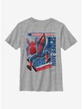 Marvel Spider-Man Action Swing Youth T-Shirt, ATH HTR, hi-res