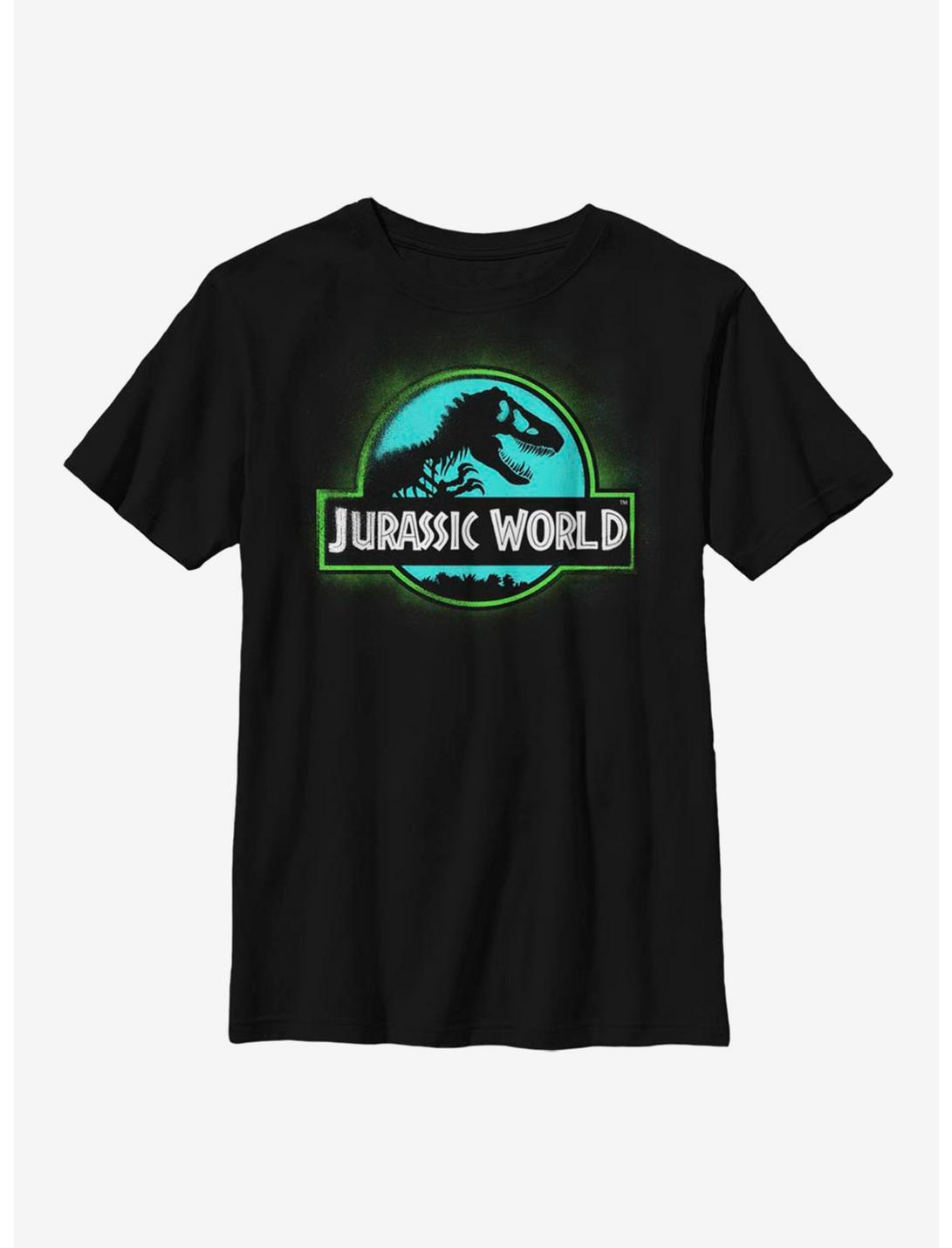 Jurassic World Grafitti Spray Youth T-Shirt, BLACK, hi-res