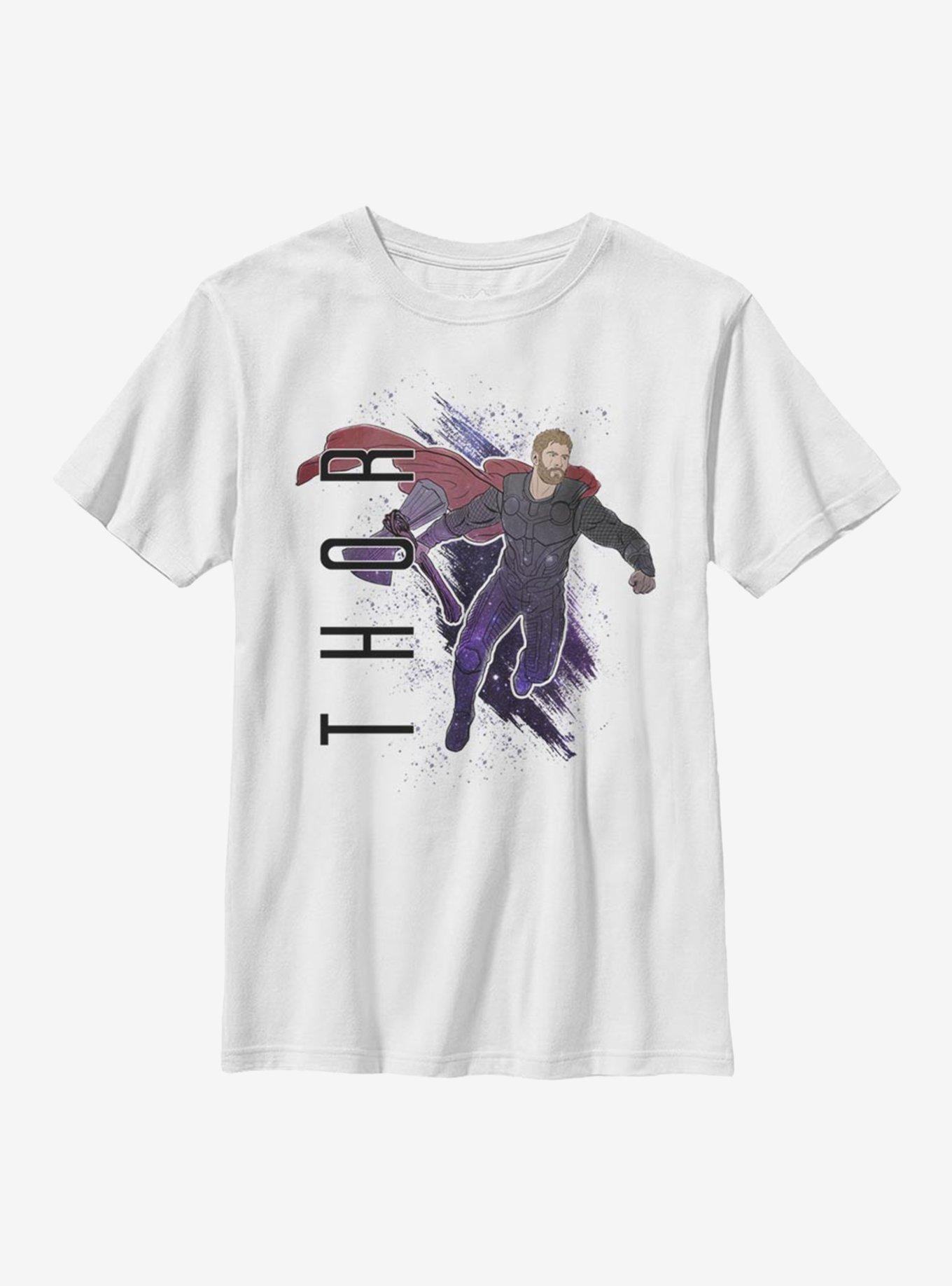 Marvel Thor Painted Youth T-Shirt, WHITE, hi-res