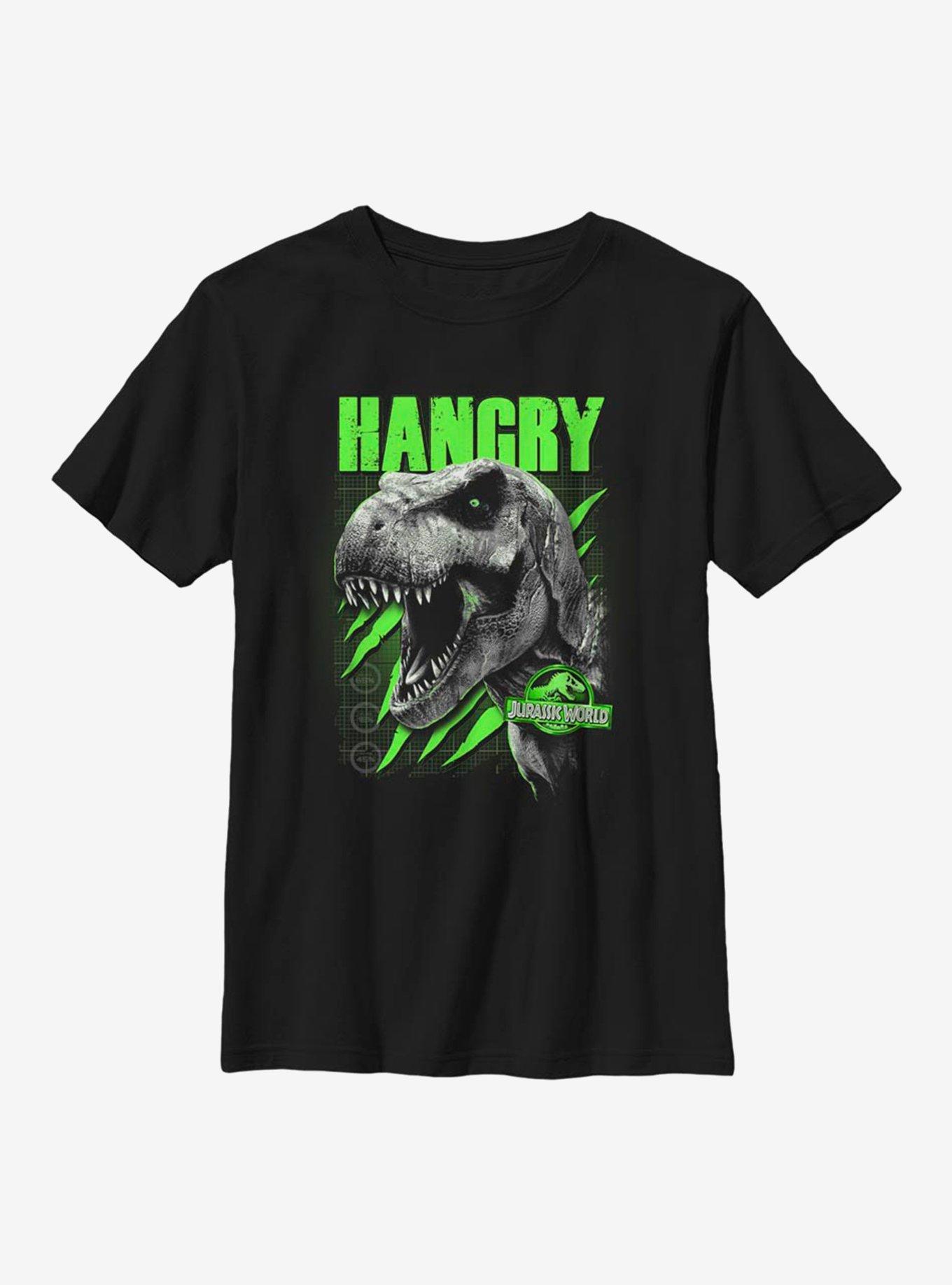 Jurassic World Hangry Rex Youth T-Shirt, BLACK, hi-res
