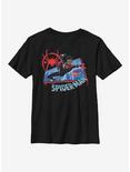 Marvel Spider-Man City Miles Youth T-Shirt, BLACK, hi-res