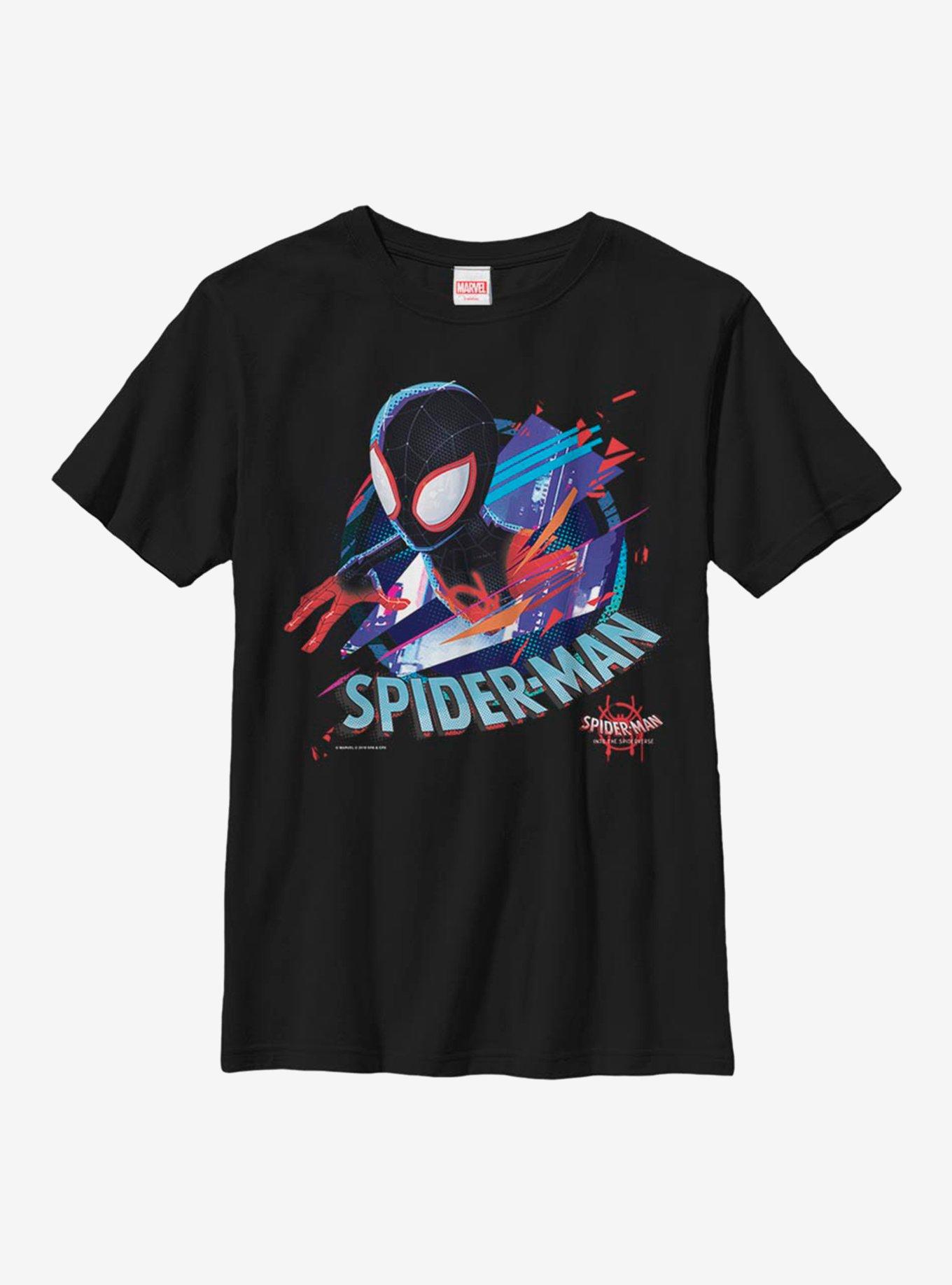 Marvel Spider-Man Cracked Spider Youth T-Shirt, , hi-res