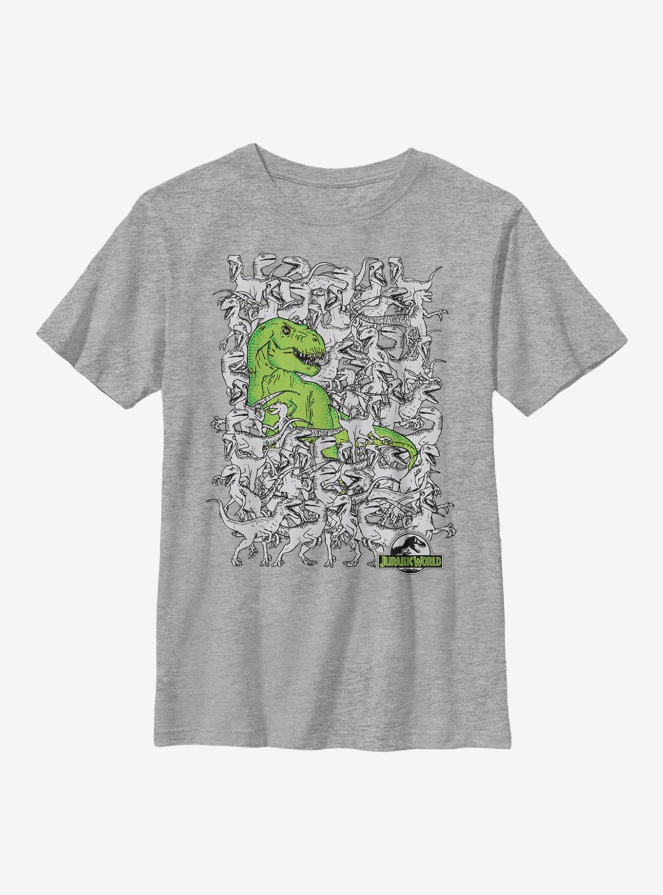 Jurassic World Hidden Rex Youth T-Shirt, , hi-res