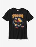 Marvel Spider-Man: Into The Spiderverse Golden Miles Youth T-Shirt, BLACK, hi-res