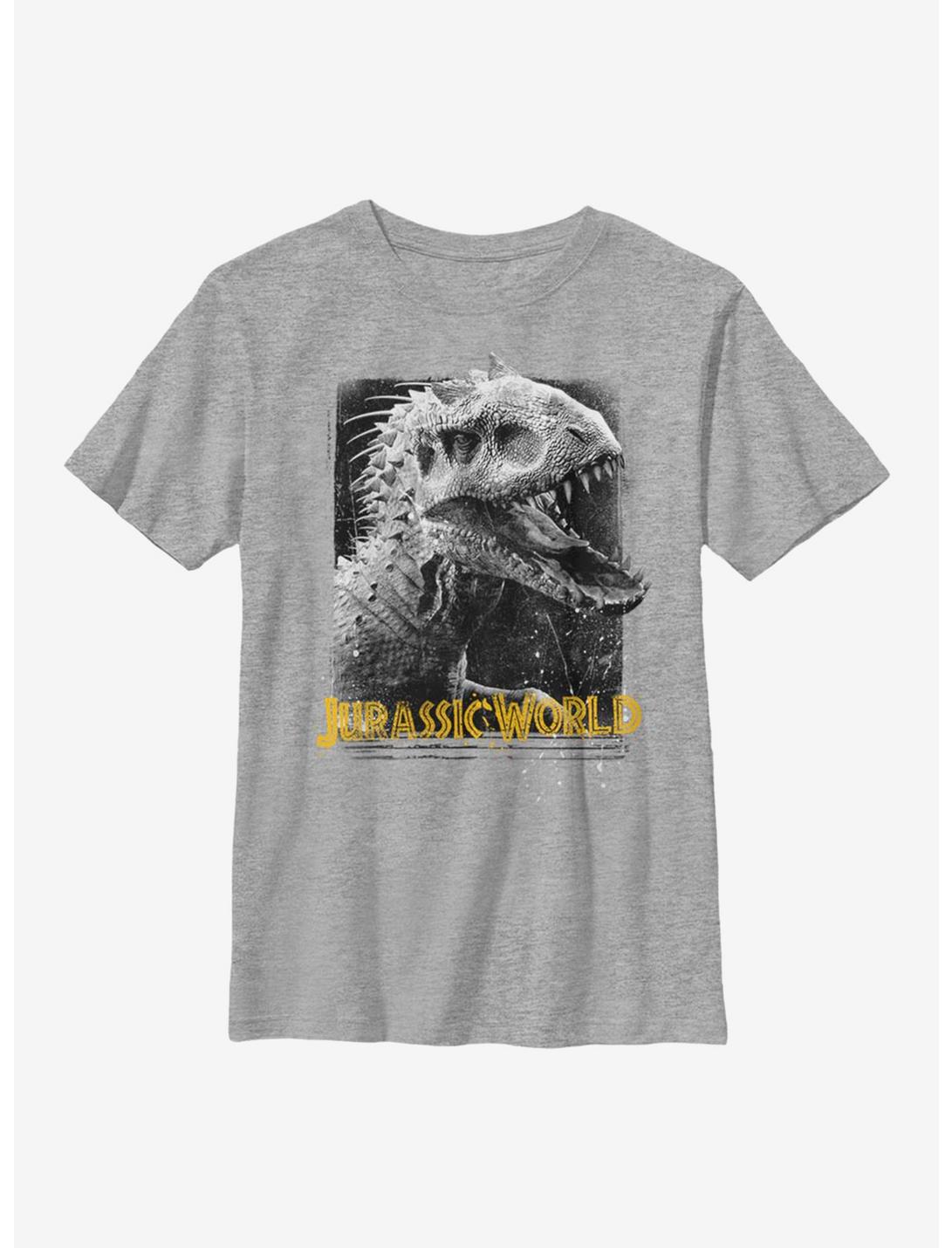 Jurassic World Indo Roar Youth T-Shirt, ATH HTR, hi-res