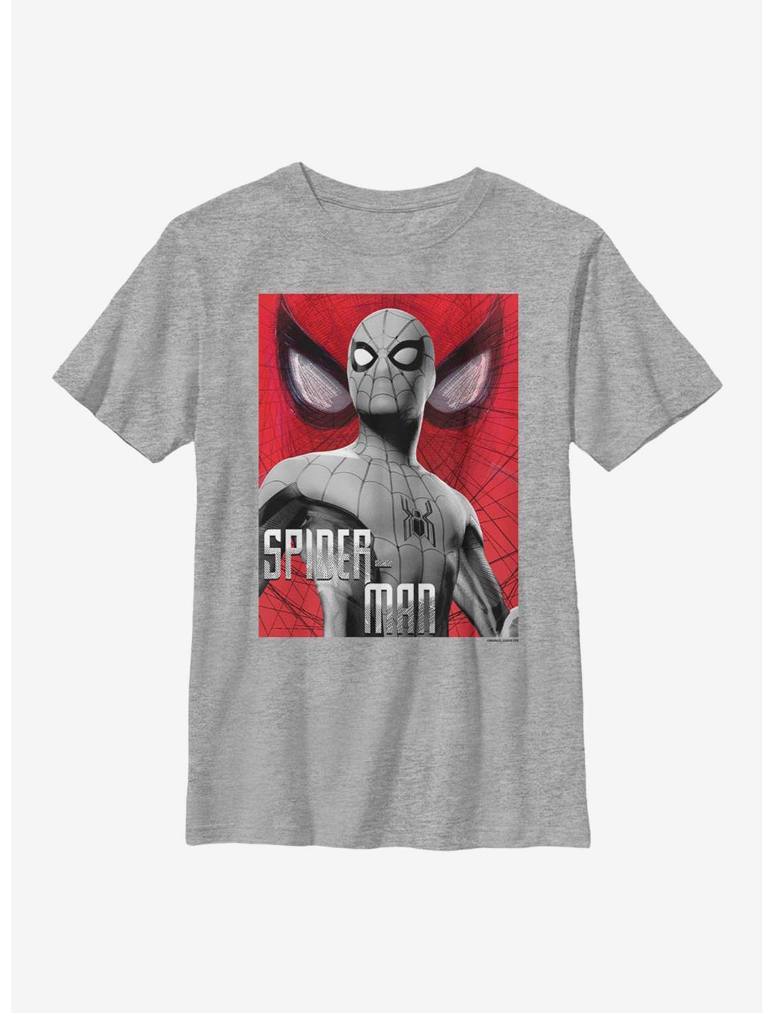 Marvel Spider-Man Grey Spider Youth T-Shirt, ATH HTR, hi-res