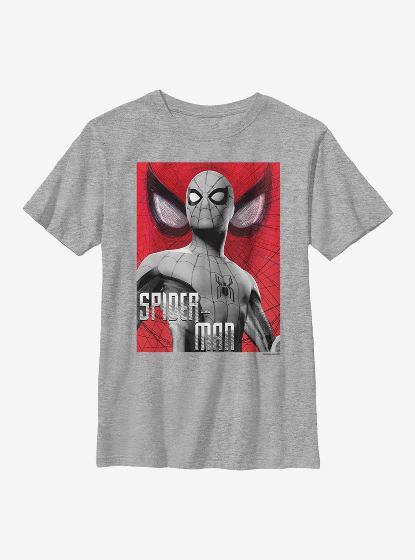 Marvel Spider-Man Grey Spider Youth T-Shirt, , hi-res