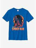 Marvel Spider-Man Iron Spider Silhouette Youth T-Shirt, ROYAL, hi-res