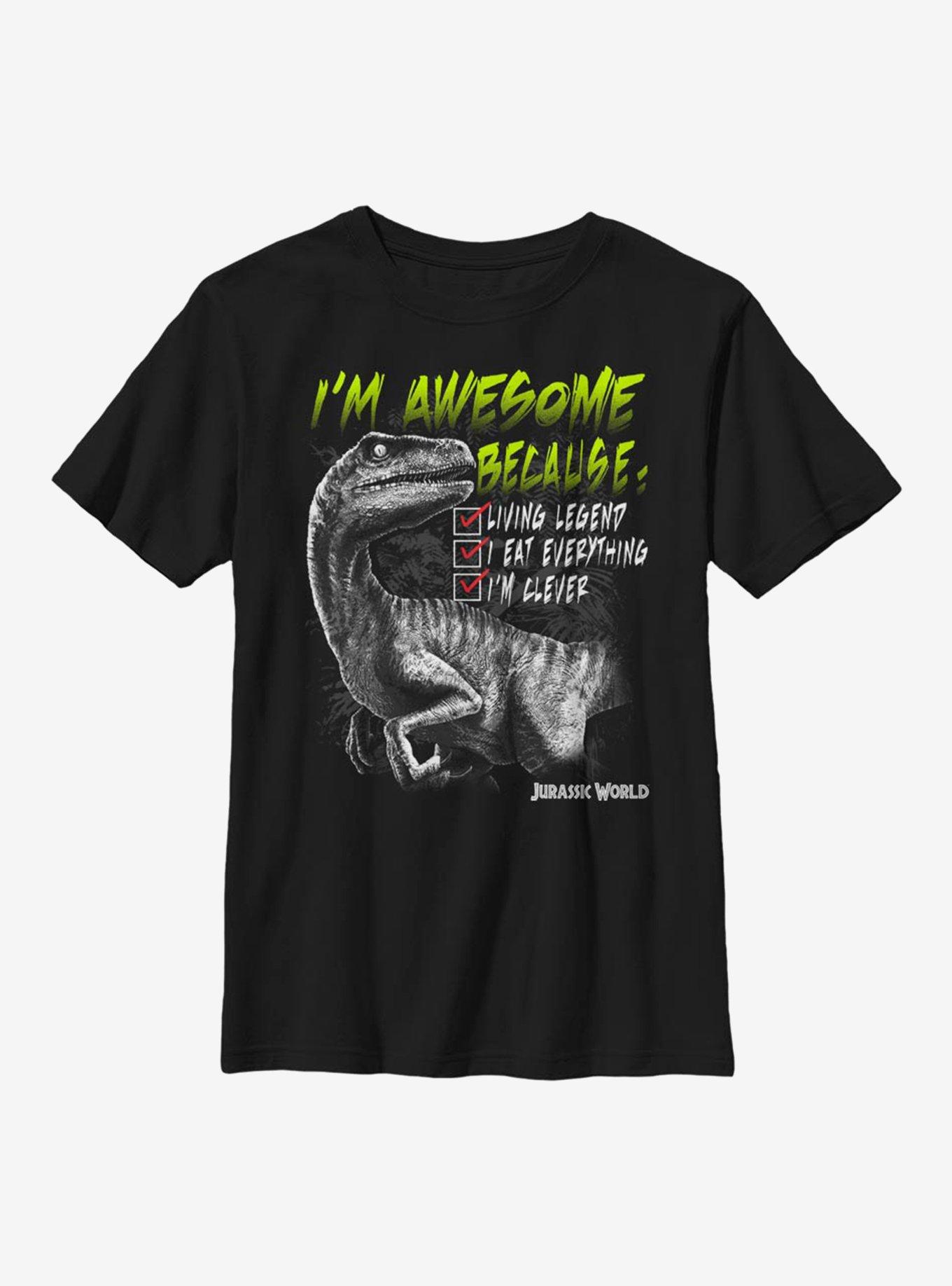 Jurassic World Legendary Hero Youth T-Shirt - BLACK | BoxLunch