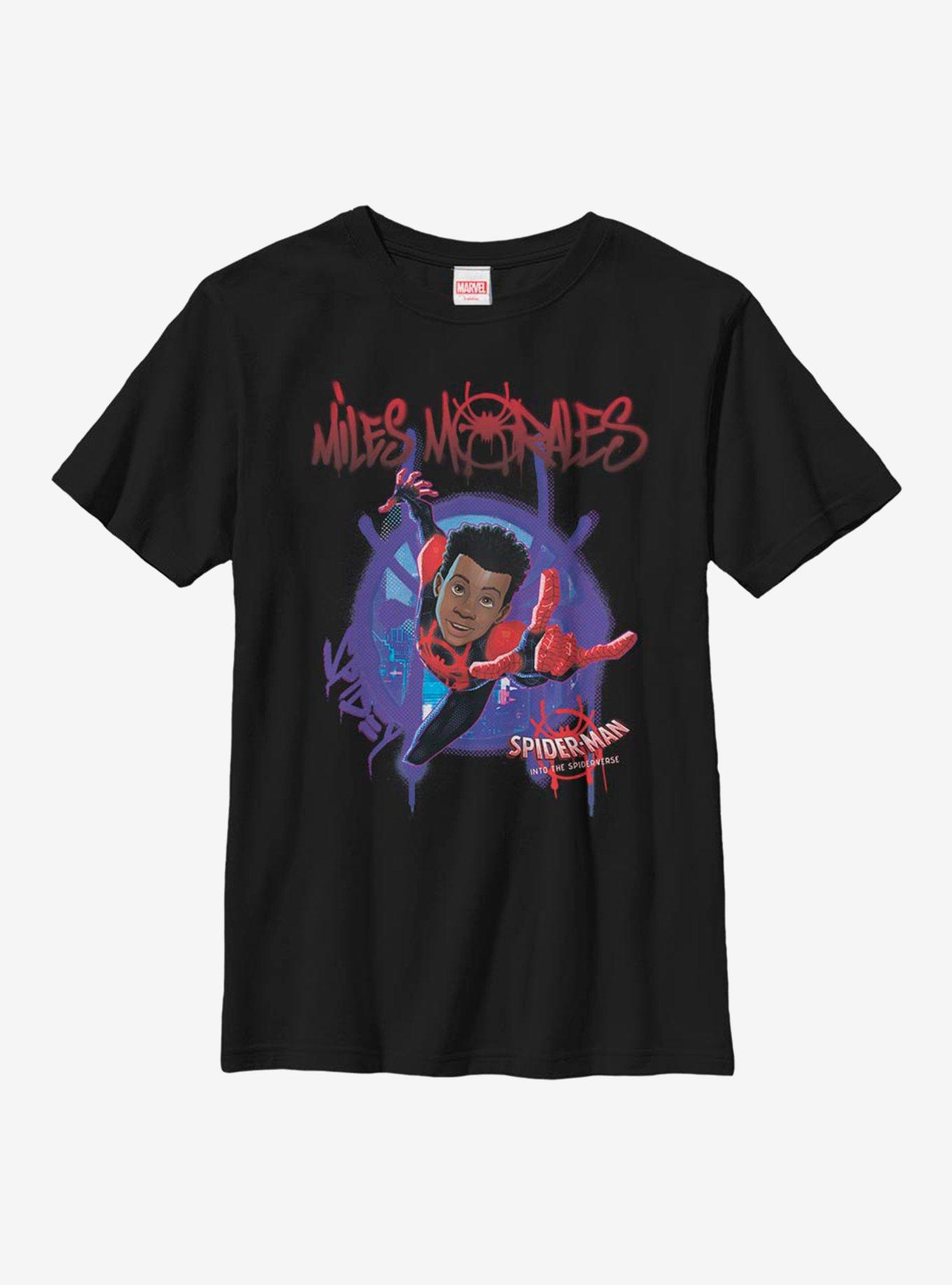 Marvel Spider-Man Painted Miles Youth T-Shirt, , hi-res